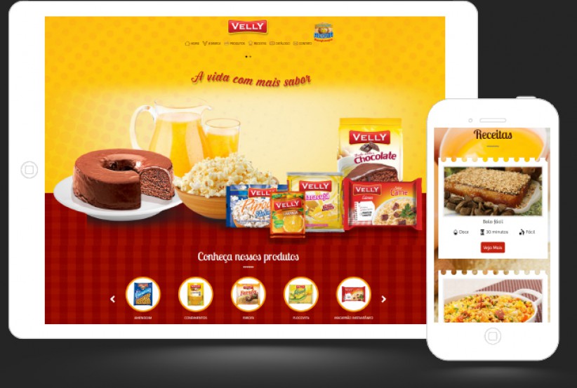 websites - Criação do site Velly Alimentos