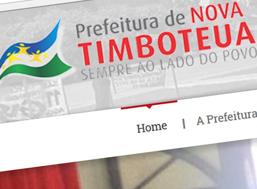 websites - Criação site Prefeitura Nova Timbotêua